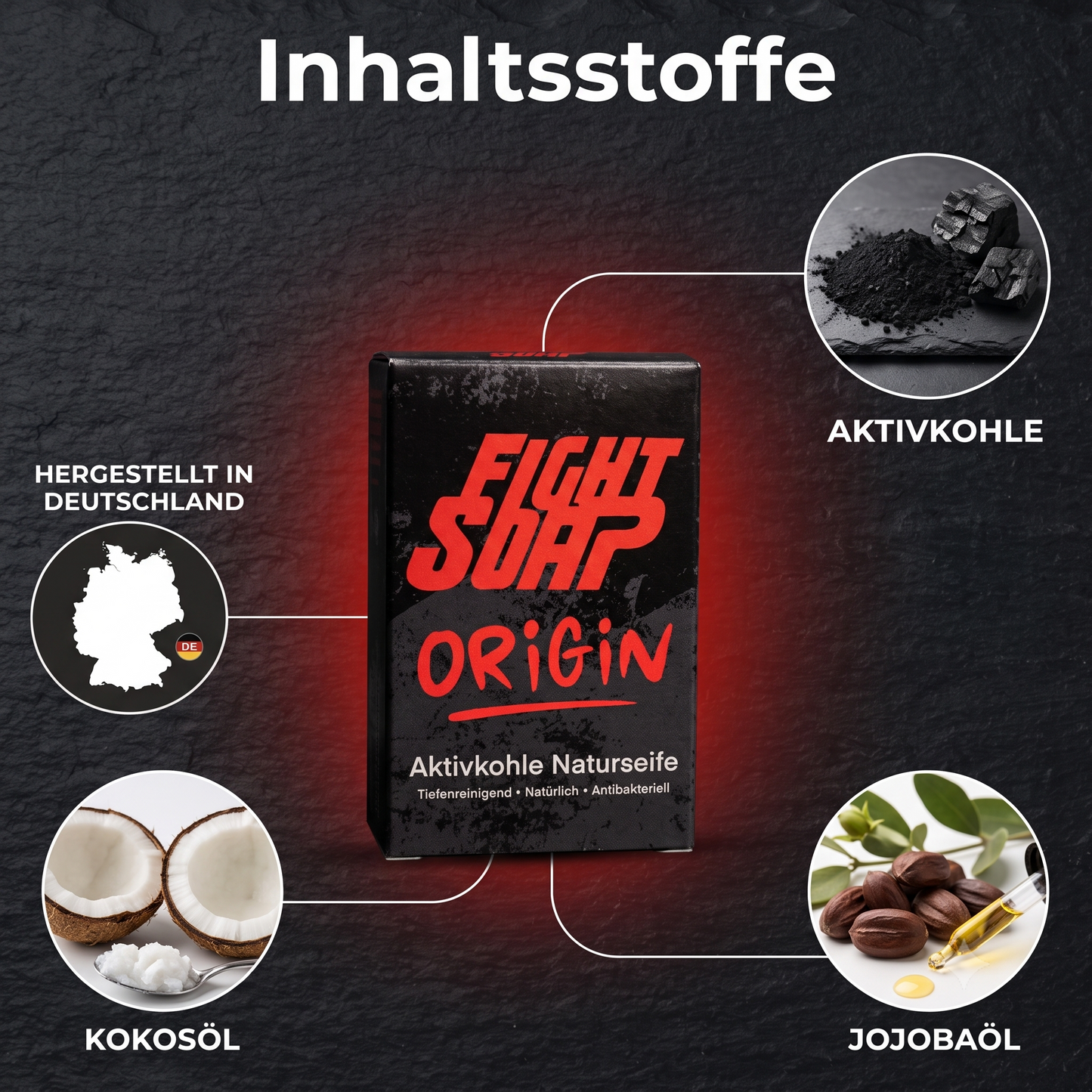 Der Daily Grind | Starter Set Hygiene Bundle | 3x Aktivkohle-Seife