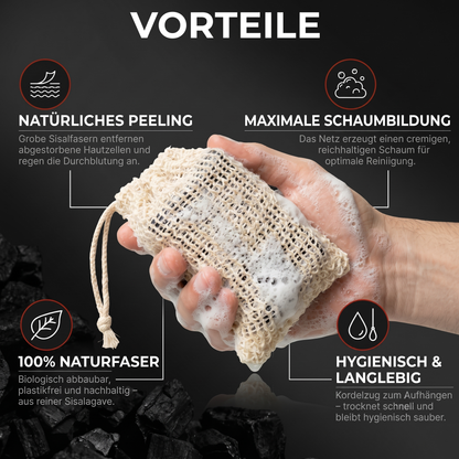 Sisal Scrub Bag Naturfaser | Peeling-Säckchen für Kampfsportler